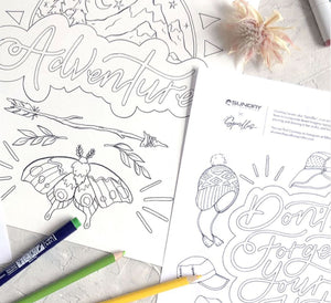 Customised Colouring Pages