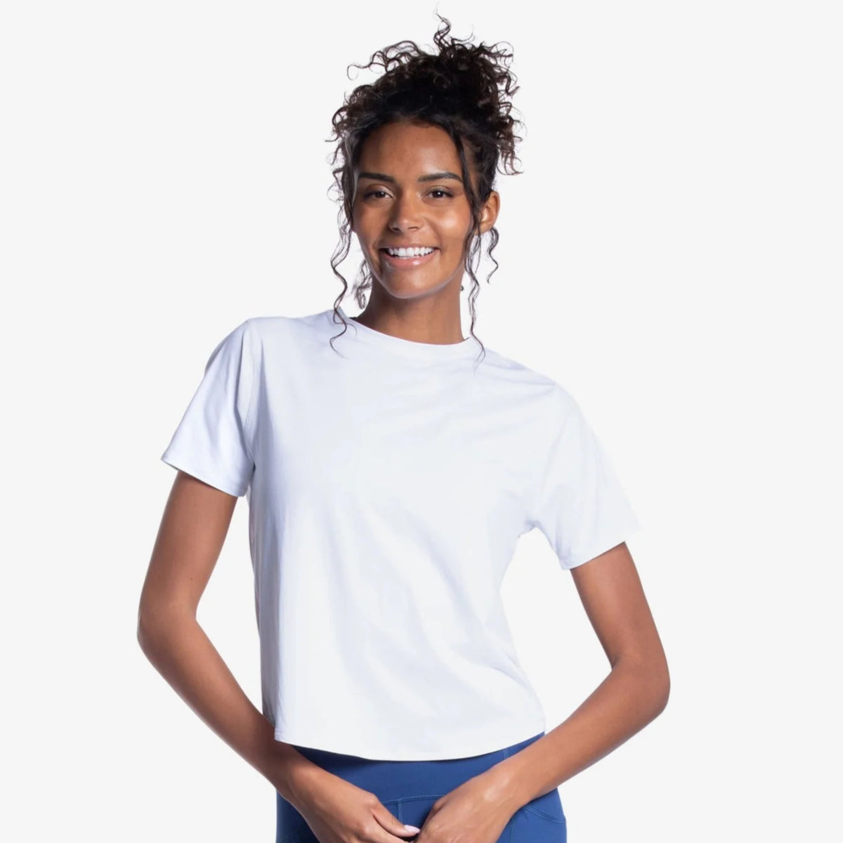 BloqUV Women's UPF 50+ True Fit Short Sleeved Crew Top
