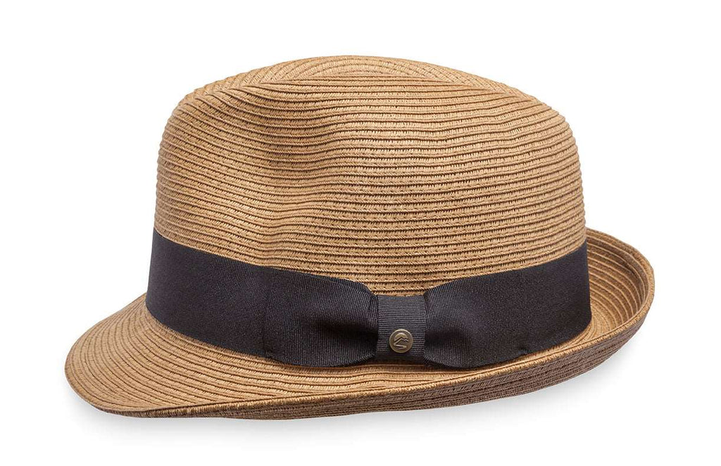 Tan bowler hat sales